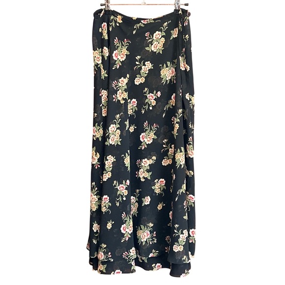 Express Dresses & Skirts - 90s Compagnie Internationale Express Maxi Skirt Whimsigoth Grunge Floral Print
